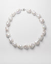 Baroque Pearl Necklace | Silver