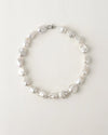 Baroque Pearl Necklace | Silver