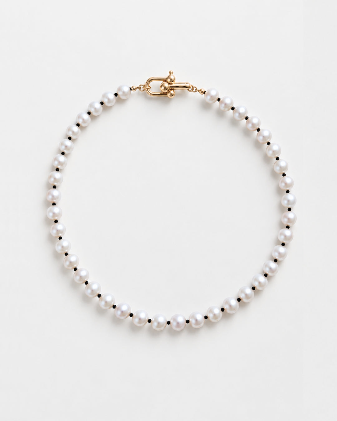 Black Thread Avali Necklace | Gold
