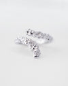Crystalline Coil Ring | Silver