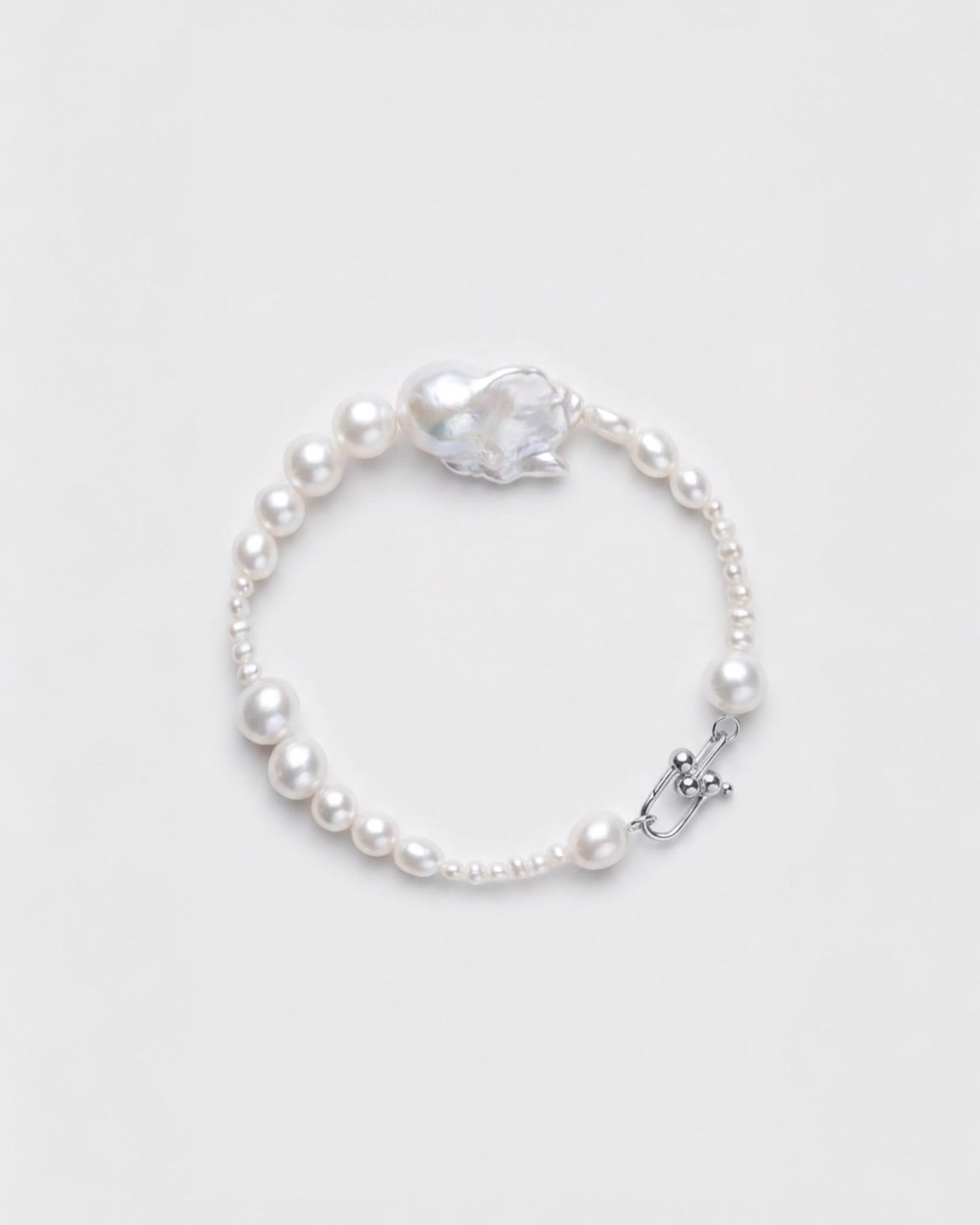 Tide Pearl Bracelet | Silver